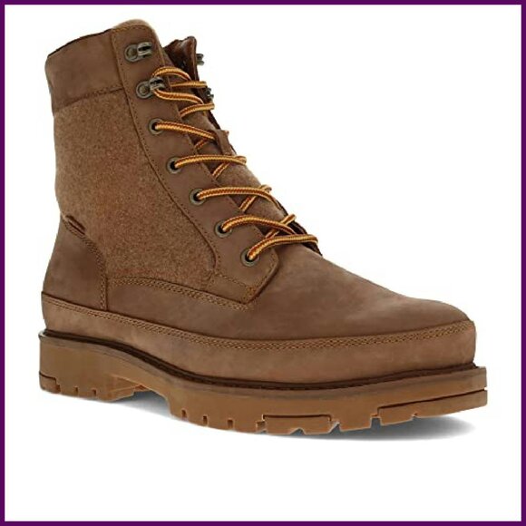 Men\'s Leather Chukka Boots, Wool Blend, Size 8-13, Rugged Outsole main image 7